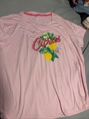 Citrus Lemonade Pink Graphic Tee